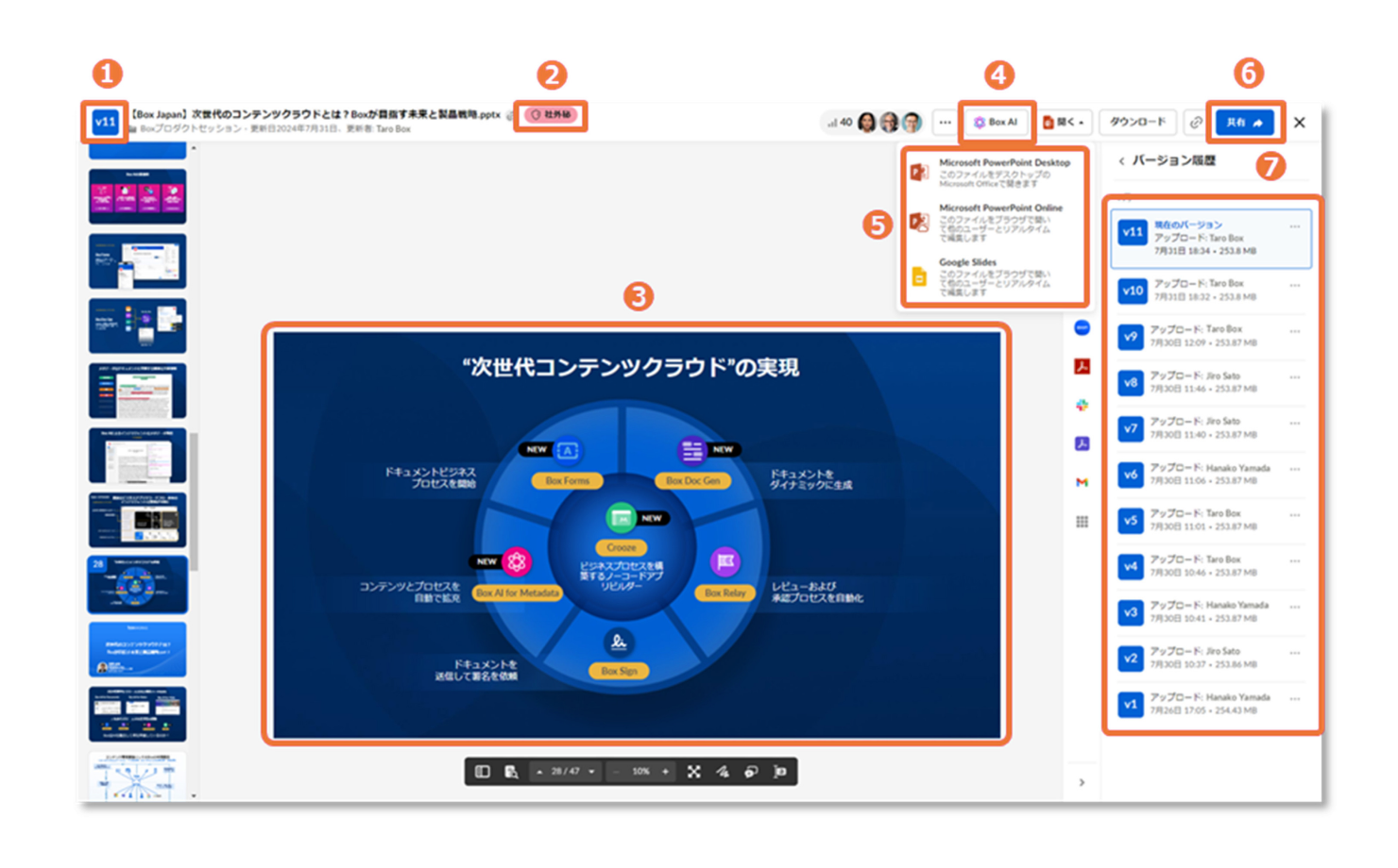 効率的な働き方を実現するBoxの便利な機能